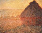 Claude Monet Meule,Soleil coucbant painting